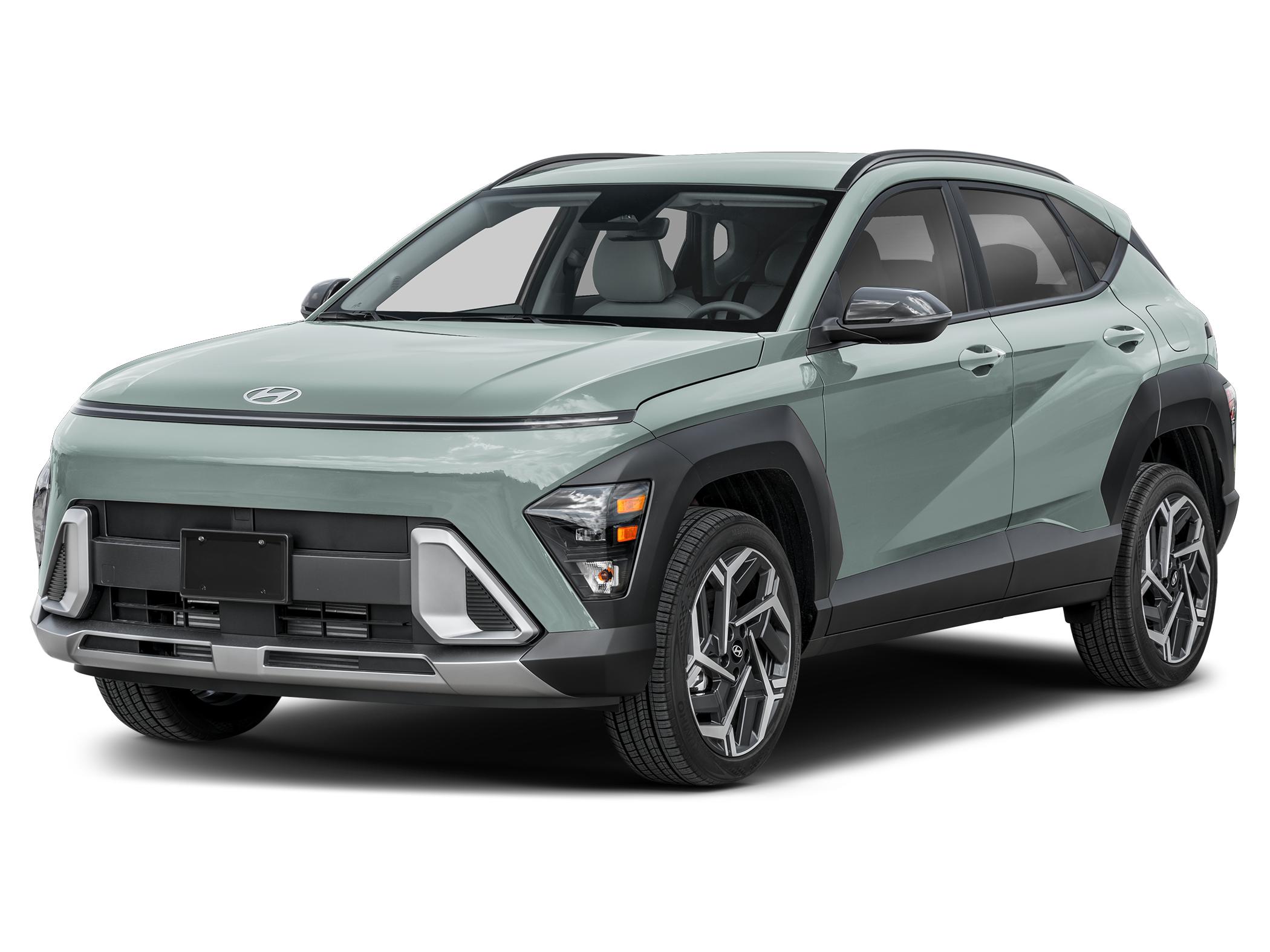 kona SEL Premium FWD — Mirage Green