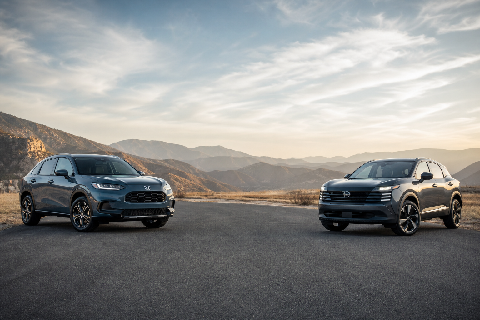 Honda HR-V LX FWD vs Nissan Kicks SR · FWD