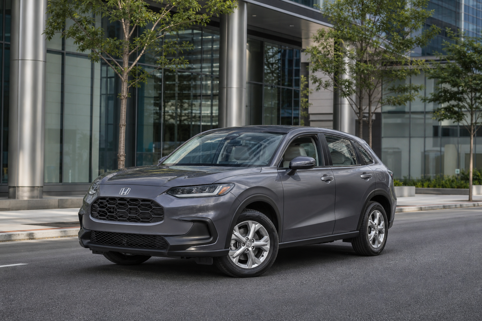 2027 Honda HR-V LX FWD in Modern Steel Metallic
