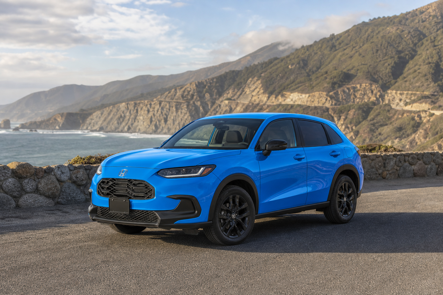 2027 Honda HR-V Sport AWD in Boost Blue Pearl