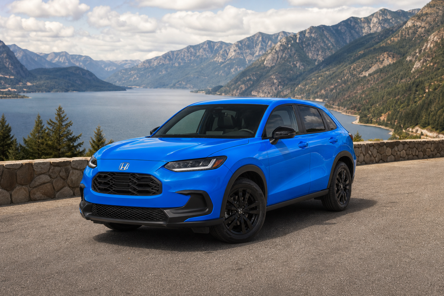 2027 Honda HR-V Sport FWD in Boost Blue Pearl