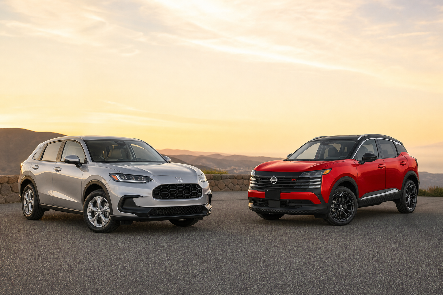 Honda HR-V LX FWD vs Nissan Kicks SR