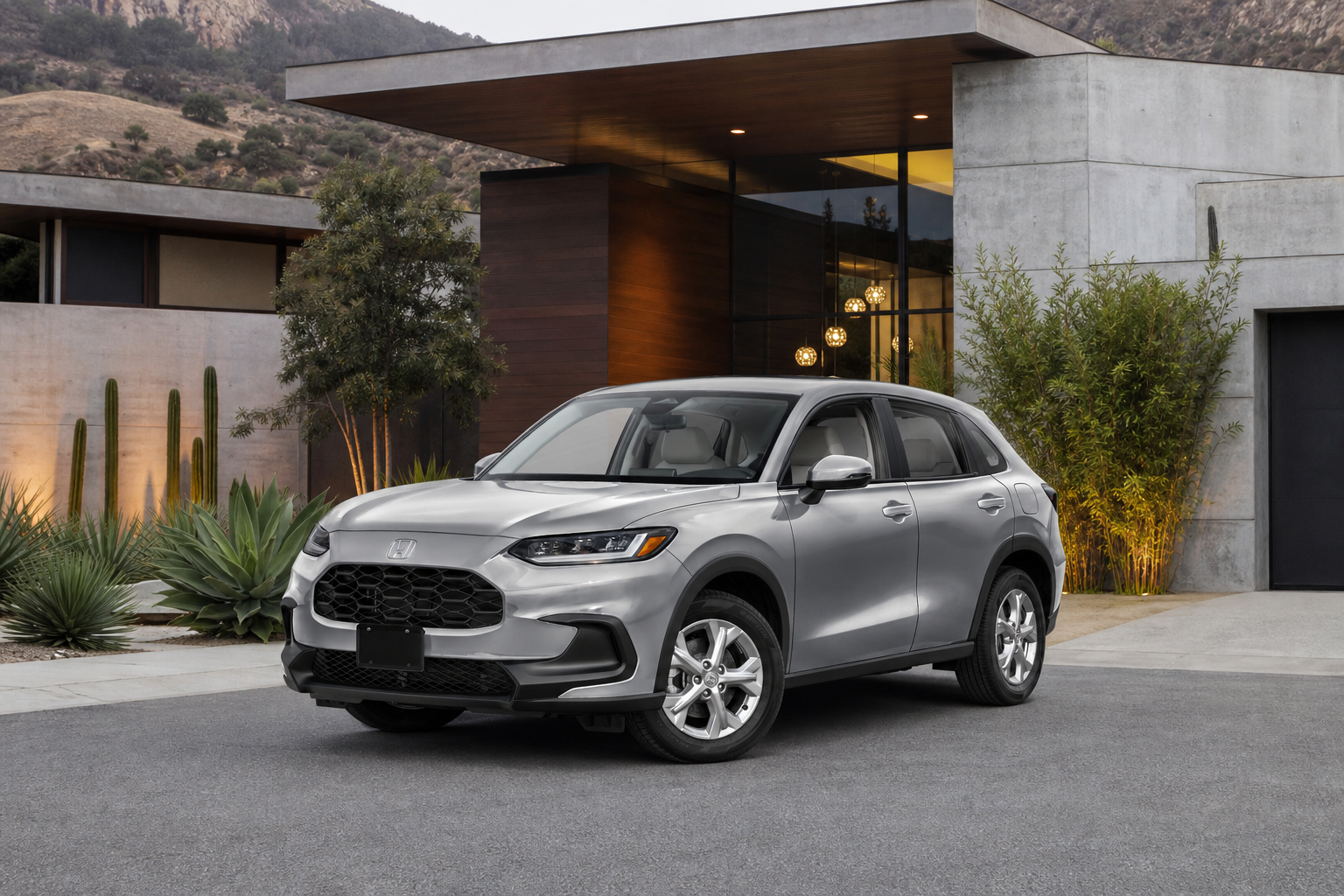 2027 Honda HR-V LX FWD in Solar Silver Metallic