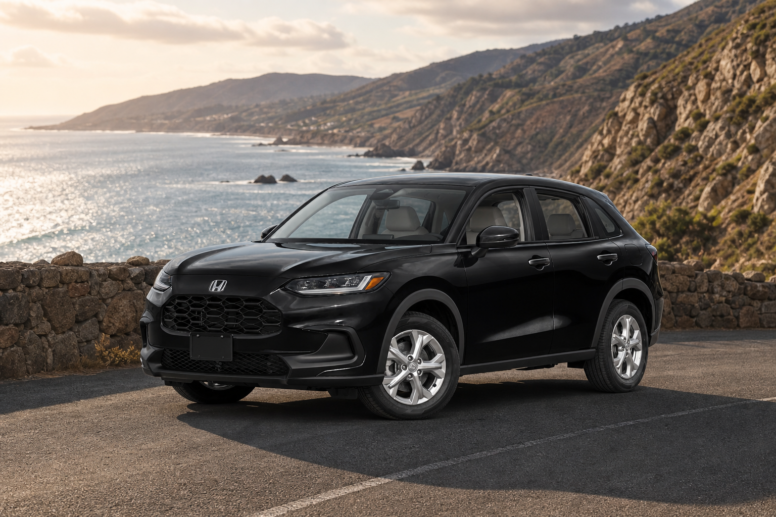 2027 Honda HR-V LX AWD in Crystal Black Pearl