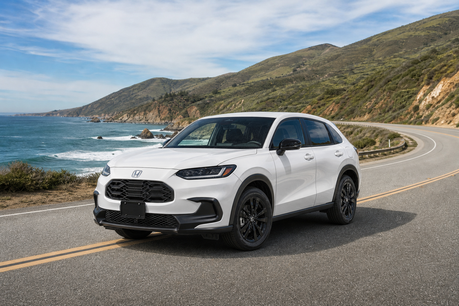 2027 Honda HR-V Sport AWD in Platinum White Pearl